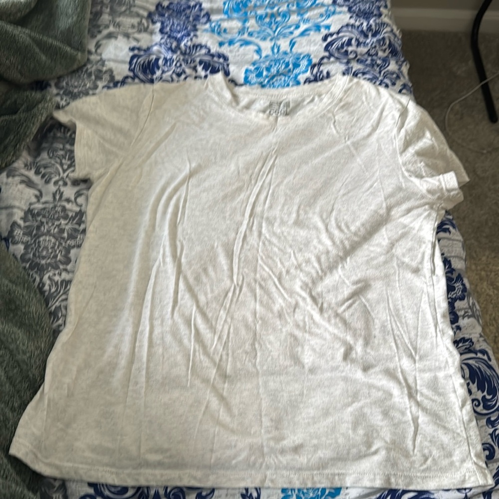 White Short T Shirt (Front and Back)